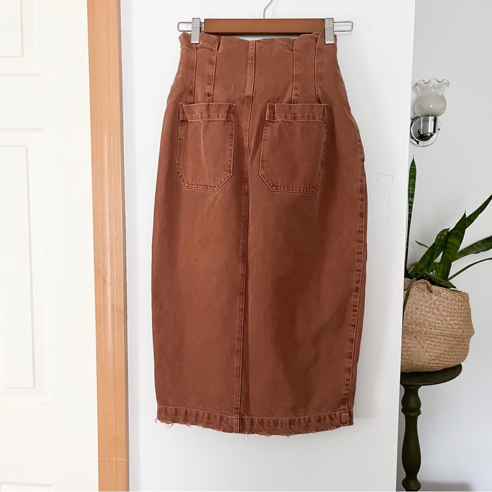 Free People Paper Bag Skirt - Picture 4 of 8